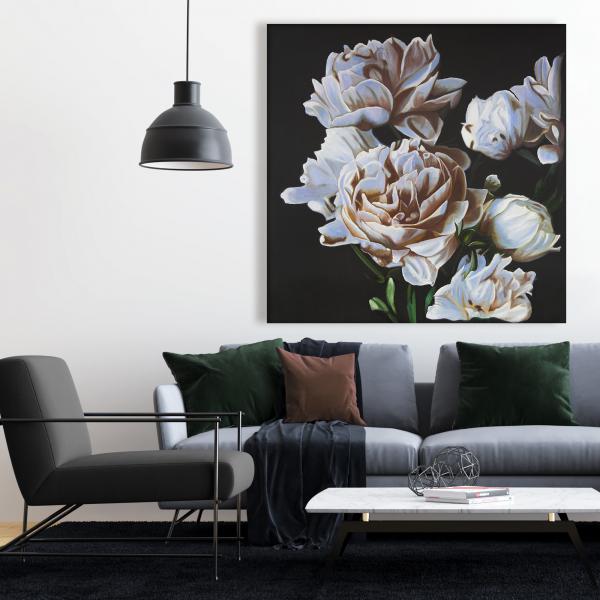 Canvas 48 x 48 - Peonies