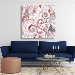 Canvas 48 x 48 - Paisley pattern