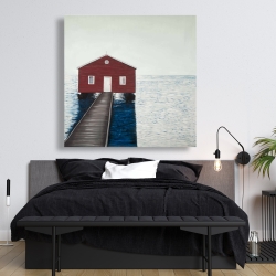 Toile 48 x 48 - Hangar à bateaux