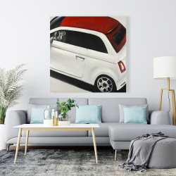 Canvas 48 x 48 - Italian red and white car