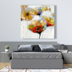 Canvas 48 x 48 - Color spotted flowers