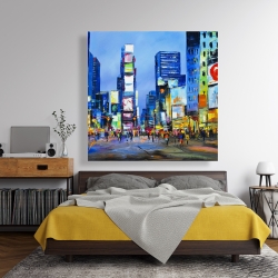 Canvas 48 x 48 - Cityscape in times square