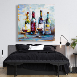 Canvas 48 x 48 - Wine tasting