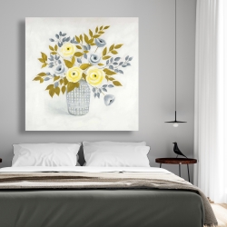 Canvas 48 x 48 - Flowers in a vase