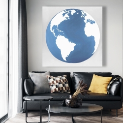 Toile 48 x 48 - Planète terre