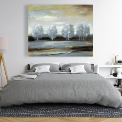 Canvas 48 x 60 - Grey landscape