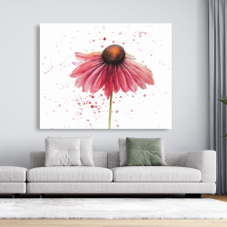Canvas 48 x 60 - Pink daisy