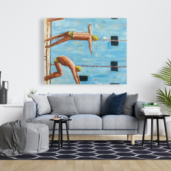 Canvas 48 x 60 - Swimmers
