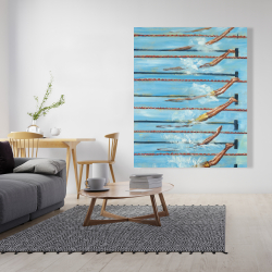 Canvas 48 x 60 - Olympic swimmers