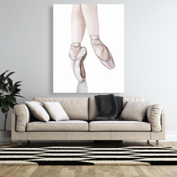 Canvas 48 x 60 - Ballerina feet
