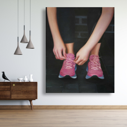 Toile 48 x 60 - Prêt pour la course