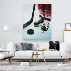 Toile 48 x 60 - Jeune hockeyeur