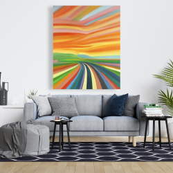 Canvas 48 x 60 - Colorful road