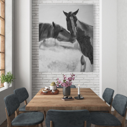 Canvas 48 x 60 - Horses lover