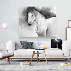 Toile 48 x 60 - Domino le cheval