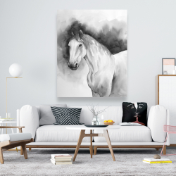 Toile 48 x 60 - Domino le cheval