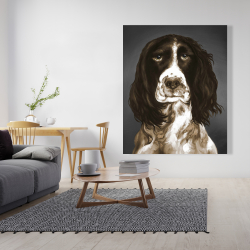 Toile 48 x 60 - Springer spaniel anglais brun