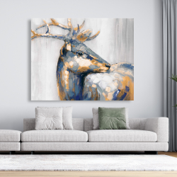Canvas 48 x 60 - Golden deer