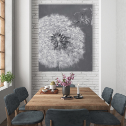 Canvas 48 x 60 - Blowing dandelion