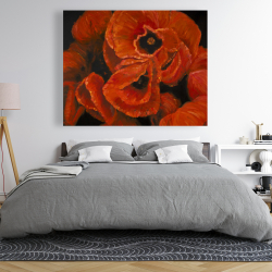 Canvas 48 x 60 - Poppy bouquet