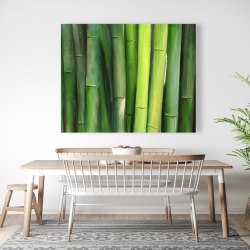 Canvas 48 x 60 - Green bamboo