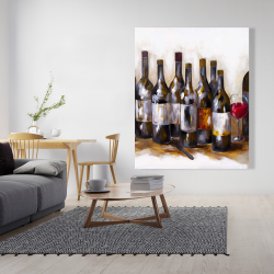 Canvas 48 x 60 - Red wine