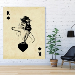 Canvas 48 x 60 - King of spades