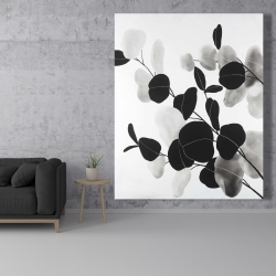 Toile 48 x 60 - Branches et feuilles rondes
