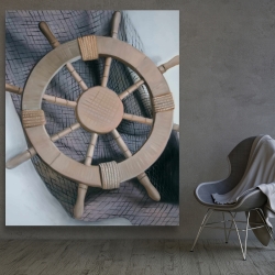 Canvas 48 x 60 - Helm on a fishing net