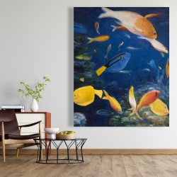 Toile 48 x 60 - Poissons colorés sous l'océan