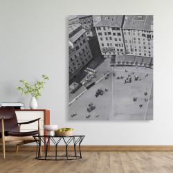 Canvas 48 x 60 - Piazza del campo in italie