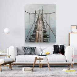 Canvas 48 x 60 - Old abandoned bridge