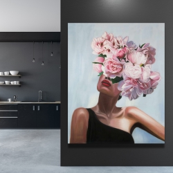 Canvas 48 x 60 - See life in flowers