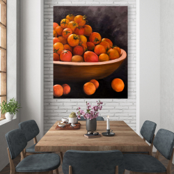 Canvas 48 x 60 - Bowl of cherry tomatoes