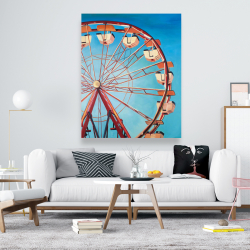 Canvas 48 x 60 - Ferris wheel by a beautiful day