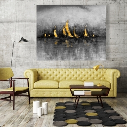 Toile 48 x 60 - Voiliers d'or