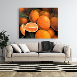 Canvas 48 x 60 - Fresh oranges