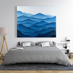 Canvas 48 x 60 - Dark calm ocean waves