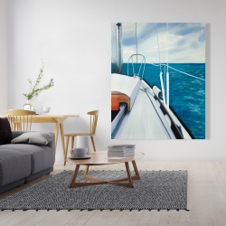 Canvas 48 x 60 - Sail on the water