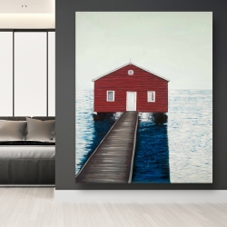Toile 48 x 60 - Hangar à bateaux