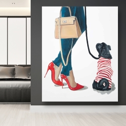 Toile 48 x 60 - Meilleurs amis de la mode