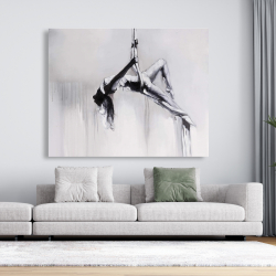 Canvas 48 x 60 - Dancer on aerial contortion