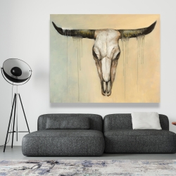 Canvas 48 x 60 - Bull skull