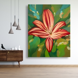 Canvas 48 x 60 - Blaze tiger lilies