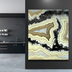 Toile 48 x 60 - Agate en dentelle