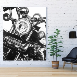 Toile 48 x 60 - Moto réaliste