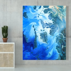Canvas 48 x 60 - Satellite view of the mergui islands