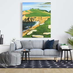 Canvas 48 x 60 - Pebble beach golf links