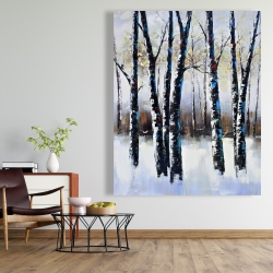 Toile 48 x 60 - Arbres gelés