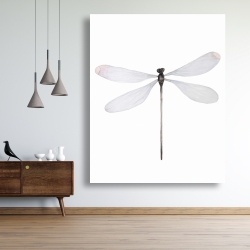 Canvas 48 x 60 - Minimalist dragonfly